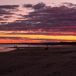 Atardecer en Las Grutas